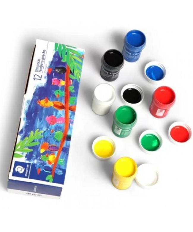 Tinta guache 12 cores - Staedtler
